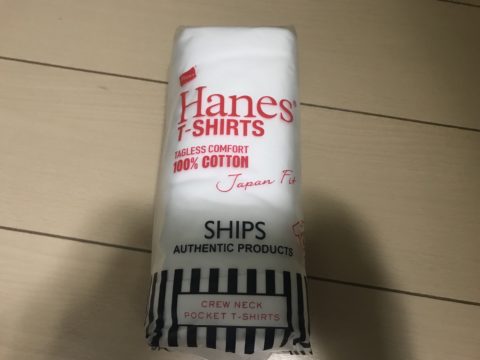 ヘインズのtシャツジャパンフィットを購入！日本人はサイズに注意！